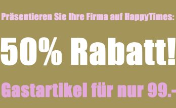 Gastartikel-Aktion HappyTimes