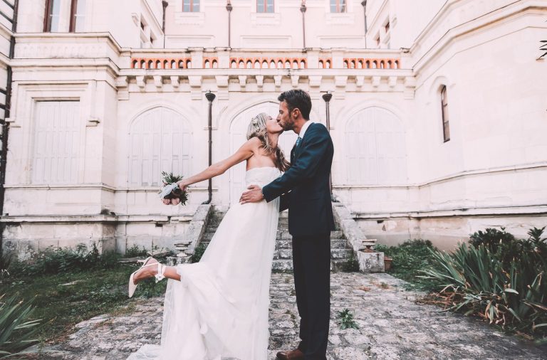 Hochzeit Kuss