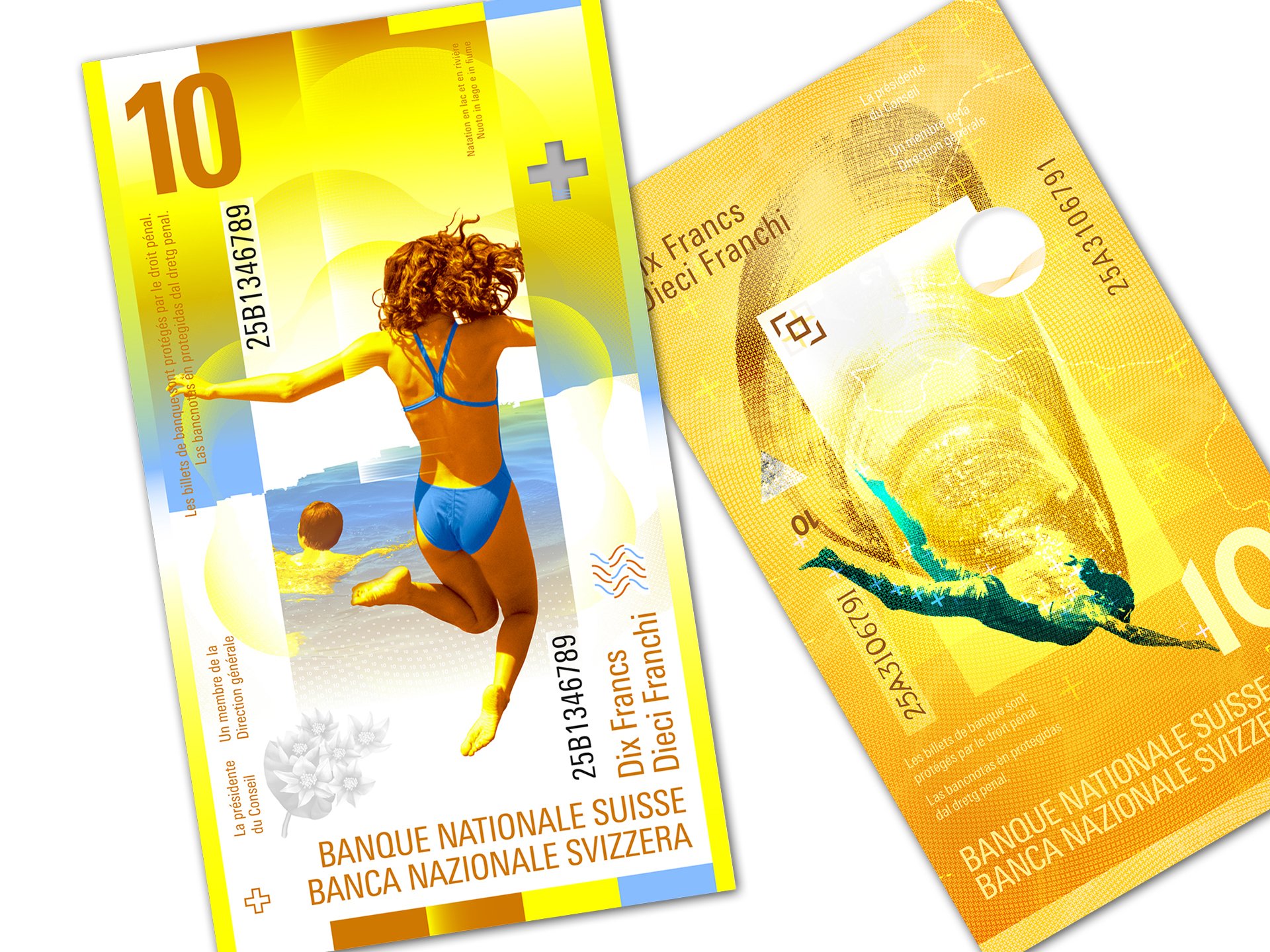 Neue Banknotenserie 10 Schweiz 2035