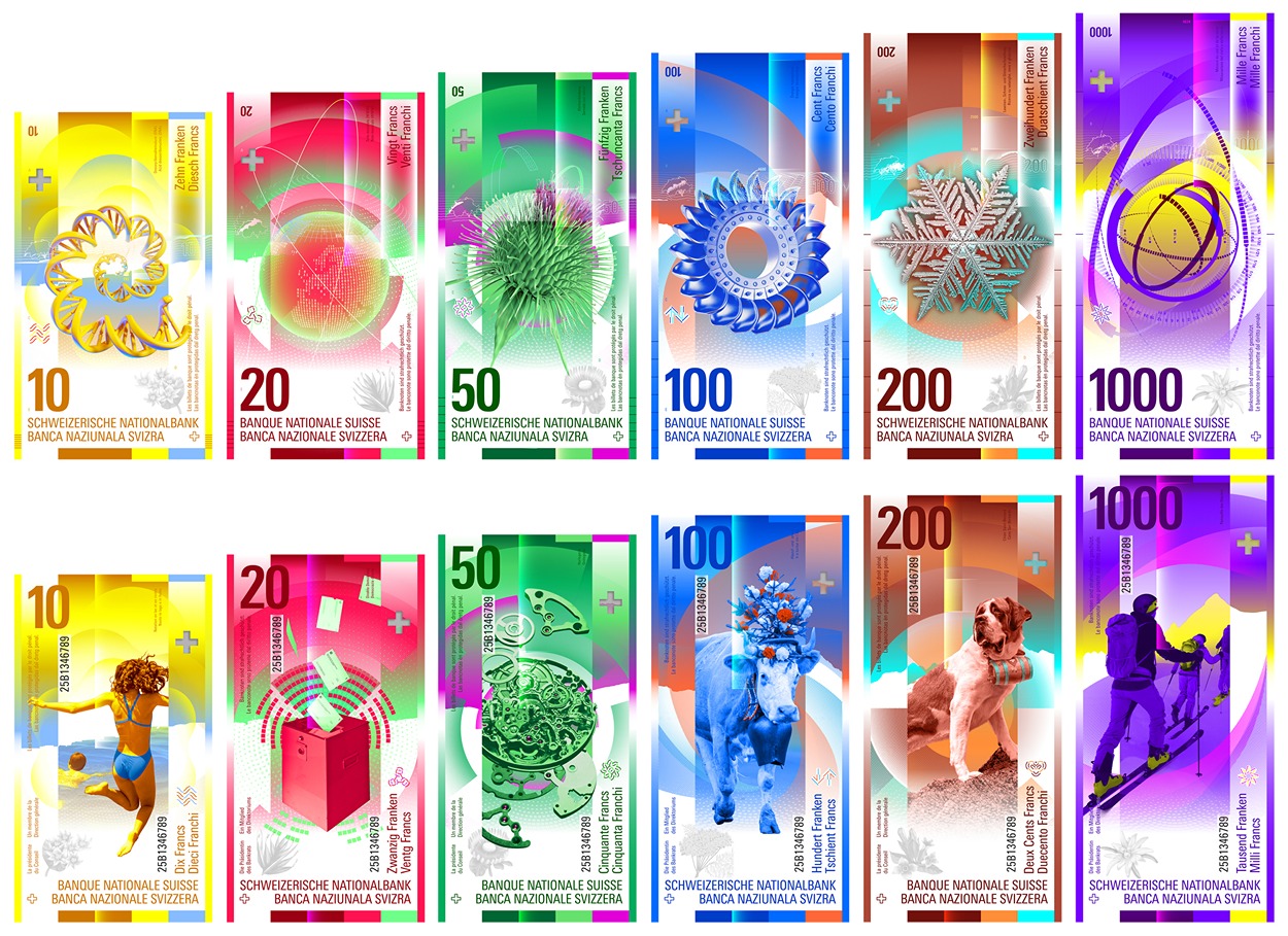 Neue Schweizer Banknoten 10. Generation
