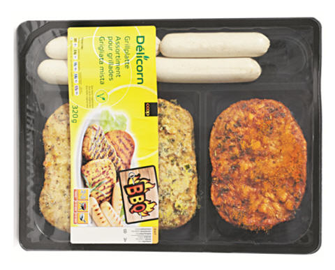 Vegetarische Grillplatte von Coop