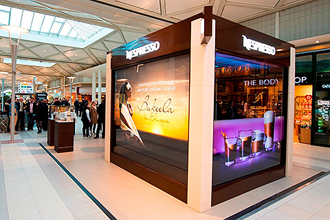 Nespresso Kapseln bestellen am Nesspresso Cube