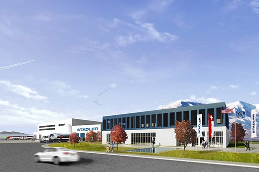 Stadler Rail new plant in Utah