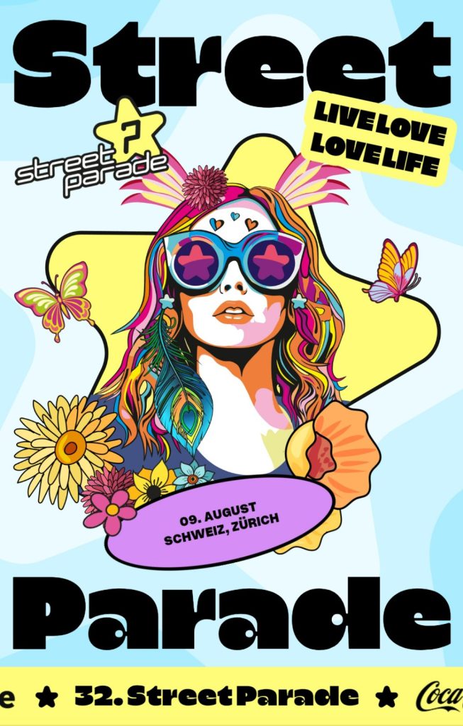Streetparade 2025 Flyer HappyTimes