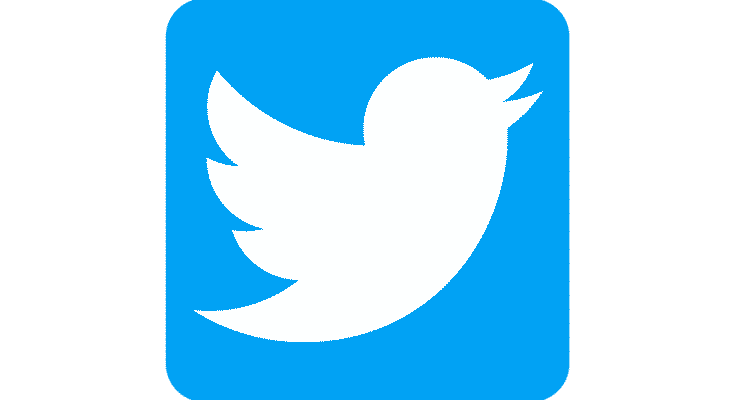 Twitter Logo Blau Weiss